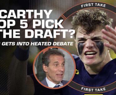 Mad Dog’s NOT a huge fan of J.J. McCarthy: Drafting him high would be a big mistake! | First Take