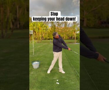 Stop keeping your head down in golf! https://www.jessfrankgolf.com/golf-news/