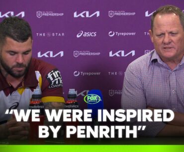 Kevvie explains huge undermanned win | Broncos Press Conference | Fox League