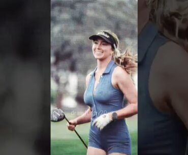 beautiful and no 1 golf lady #shortsvideo #ytshort