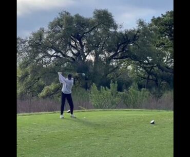 🏌️‍♀️Girls underway at Avery Ranch #Golf Course #shorts
