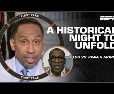 Stephen A. & Shannon Sharpe think THIS about LSU vs. Iowa 👀 | First Take