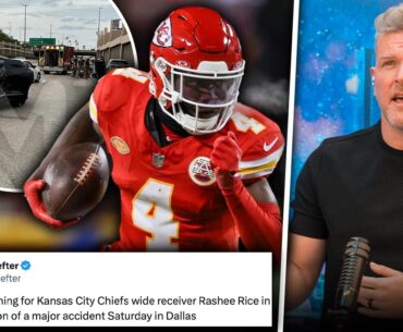 Rashee Rice Allegedly Involved In Street Racing Crash, Fled Scene | Pat McAfee Reacts