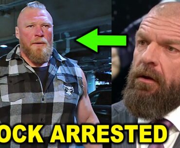 Brock Lesnar Arrested by Police After Vince McMahon Allegations as Triple H is Upset - WWE News 2024