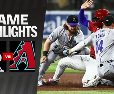 Rockies vs. D-backs Game Highlights (3/31/24) | MLB Highlights