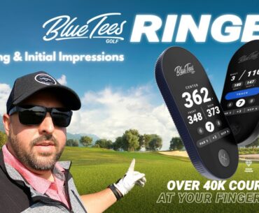 Blue Tees Golf Ringer GPS Handheld Unboxing!