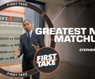 Stephen's A-list GREATEST NBA MATCHUPS: Bird vs. Magic + Jordan vs. Isiah 🙌🏀 | First Take