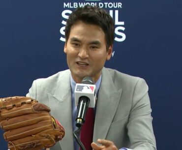 Seoul Series: Chan Ho Park full Korean interview before throwing out first pitch