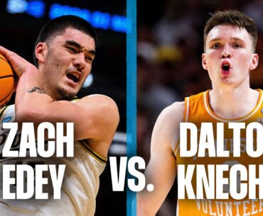 Zach Edey vs. Dalton Knecht: 77 combined points in all-time March Madness showdown
