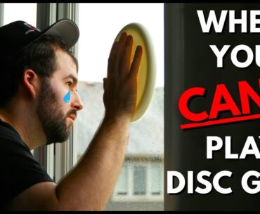 Funny Things Disc Golfers Do When They Can't Play!