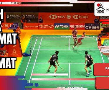 KALAH TELAK | Kevin Sanjaya/Rahmat Hidayat (INA) Vs Ji Ting He/Ren Xiang Yu | Kumamoto Masters 2023