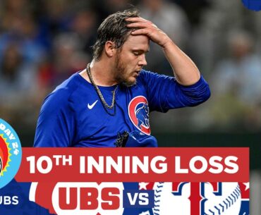 Justin Steele injured in Chicago Cubs opening day loss to Rangers | CHGO Cubs Postgame Podcast