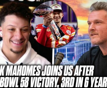 Patrick Mahomes Joins Us After Third Super Bowl Win, Already Focusing On First 3-Peat In History