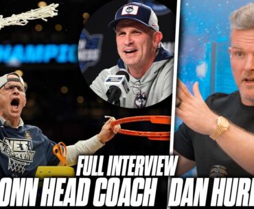 UConn Coach Dan Hurley Joins Pat McAfee On His Way To Back-To-Back National Championships