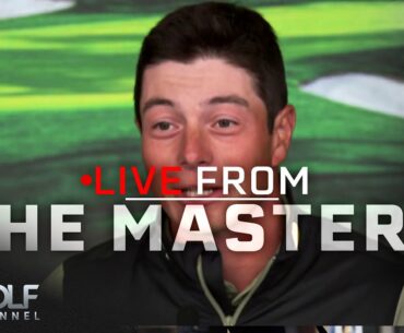 Viktor Hovland explains swing changes, Masters emotions | Live From The Masters | Golf Channel