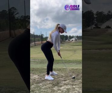 Amazing Golf Swing you need to see | Golf Girl awesome swing | Golf shorts | Kaelee Rene