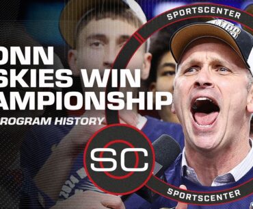 THE UCONN HUSKIES ARE NATIONAL CHAMPIONS 🏆 6TH CHAMPIONSHIP IN PROGRAM HISTORY | SportsCenter