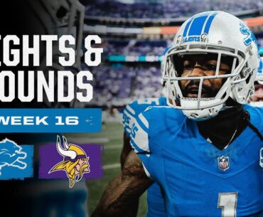 Mic'd up from NFC North clincher 🎙 | Extended Sights and Sounds: Lions at Vikings | 2023 Week 16