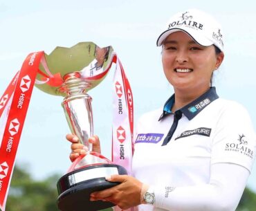 The shortest player on the LPGA is the 54-hole leader at the HSBC Women’s World Championship #USA