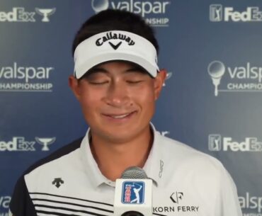 Carl Yuan Thursday Falsh Interview 2024 Valspar Championship © PGA Tour