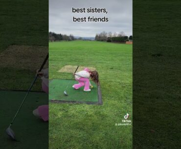 love watching these two grow up #girls #golf #juniors #bombs