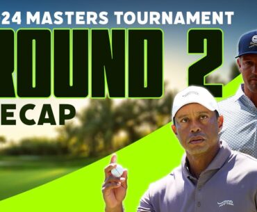 A Brutal Friday at Augusta + Tiger Woods Makes History - 2024 Masters Round 2 | First Cut Podcast