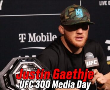 Justin Gaethje 'Doesn't Plan On Being Alive' After UFC 300 - 'Hopefully, I'm There On Sunday'