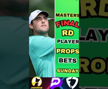 Winning PGA Bets & Props for The Masters Final Round 2024| Prizepicks