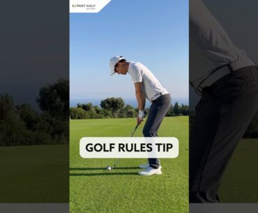 Golf Rules Tip | Ball Against Rake #golf #rules #golfrules #rulesofgolf #golftips #golfer