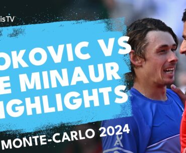 Novak Djokovic vs Alex De Minaur Quarter-Final Highlights | Monte Carlo 2024