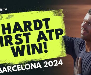 Nick Hardt Records FIRST ATP Tour Win vs Martin Landaluce | Barcelona 2024 Highlights