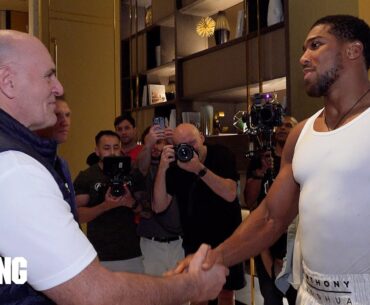 "I'm A Big Fan!" - Anthony Joshua & John Fury Cross Paths