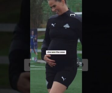 If a female footballer gets pregnant.. 😲