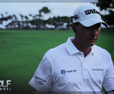 Kevin Kisner walks and talks on the course at the Sony Open in Hawaii | Golf Channel