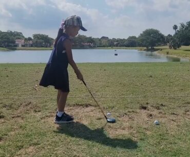 Irin practices golf 6