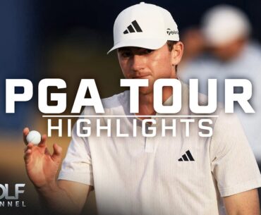 PGA Tour Highlights: 2024 American Express, Round 2 | Golf Channel