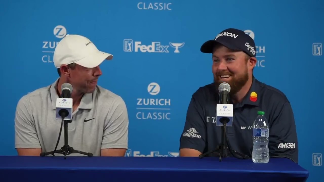 Rory McIlroy and Shane Lowry Wednesday Conference 2024 Zurich Classic