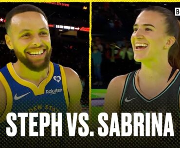 Stephen Curry vs. Sabrina Ionescu Full 3-Point Challenge | 2024 NBA All-Star Weekend