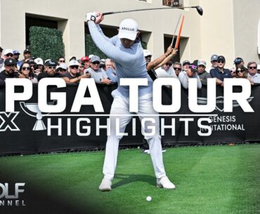 PGA Tour Highlights: The Genesis Invitational, Round 2 | Golf Channel