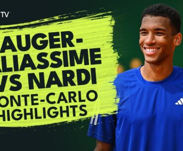 Auger-Aliassime Kicks Off Monte-Carlo Campaign vs Nardi ⚡️ | Monte-Carlo 2024 Highlights