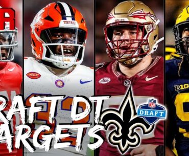 Should Saints TRADE UP To Draft DT? | 4 Names To Watch For New Orleans