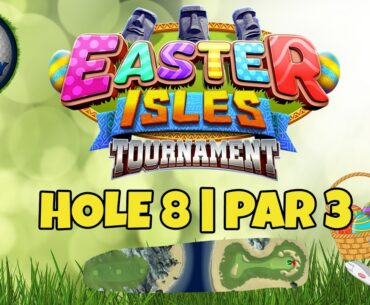 Master, QR Hole 8 - Par 3, HIO - Easter Isles Tournament, *Golf Clash Guide*