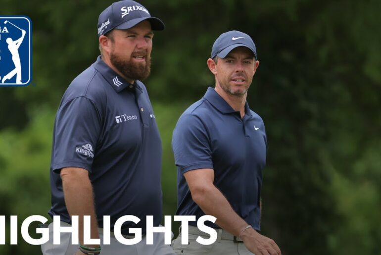 Rory McIlroy and Shane Lowry Saturday Flash Interview 2024 Zurich