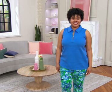 Belle by Kim Gravel Perfect Pique Sleeveless Polo on QVC