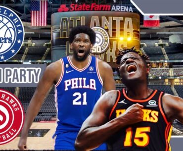 Philadelphia 76ers vs Atlanta Hawks | Play by Play/Live Watch Party Stream | 2023 NBA Season Game 36