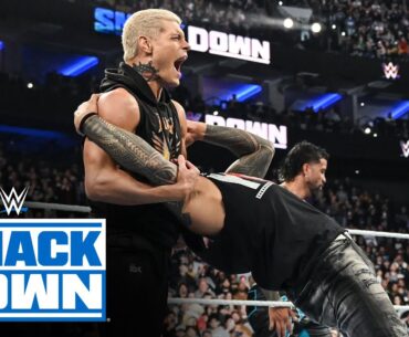 FULL MATCH – Cody Rhodes, Seth Rollins and Jey Uso whip The Bloodline: SmackDown, April 5, 2024