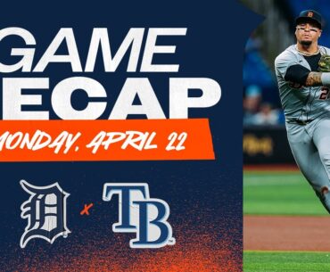 Game Highlights: Canha Starts With a Bang, Skubal is Nasty, Báez Has a Night vs. Rays | 4/22/24