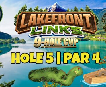 Master, QR Hole 5 - Par 4, EAGLE - Lakefront Links 9-Hole cup, *Golf Clash Guide*