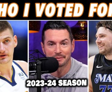 JJ Redick Reveals His 2023-24 NBA Awards Votes