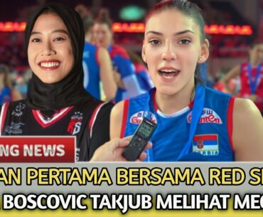 Bikin Melongo😱😱. Tijana Boscovic Terkejut Melihat Aksi Megawati Hangestri Saat Latihan Hari Pertama